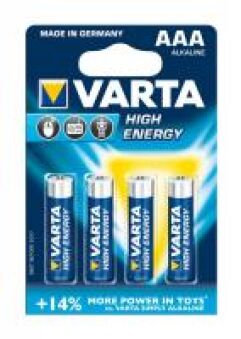 LOT DE 4 PILES 1,5V ALCALINE LONGLIFE POWER