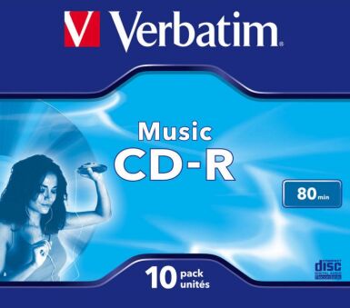 Verbatim CD-R Audio 80 min Color 10pcs
